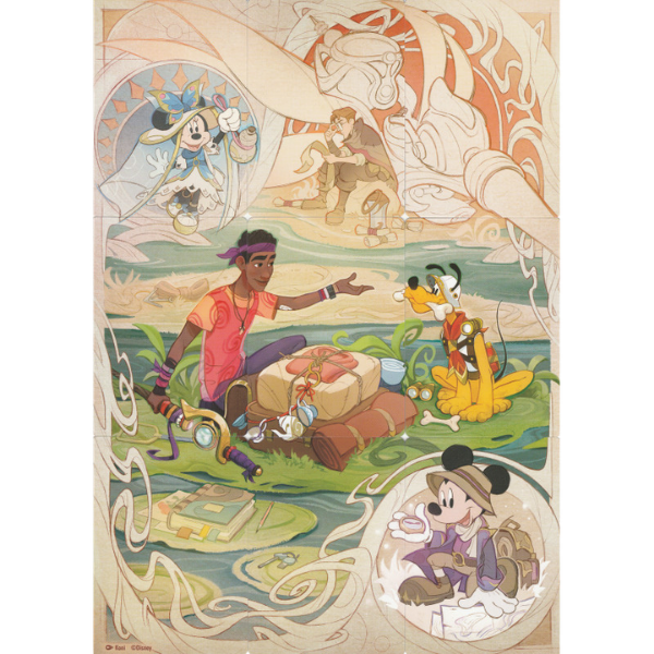 Disney Lorcana Puzzle set Contrées Inconnues