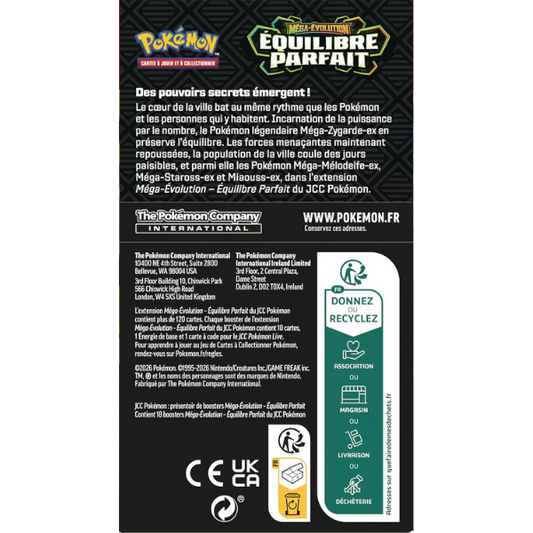 Pokémon - Demi Display 18 Boosters ME03 Equilibre Parfait (FR)