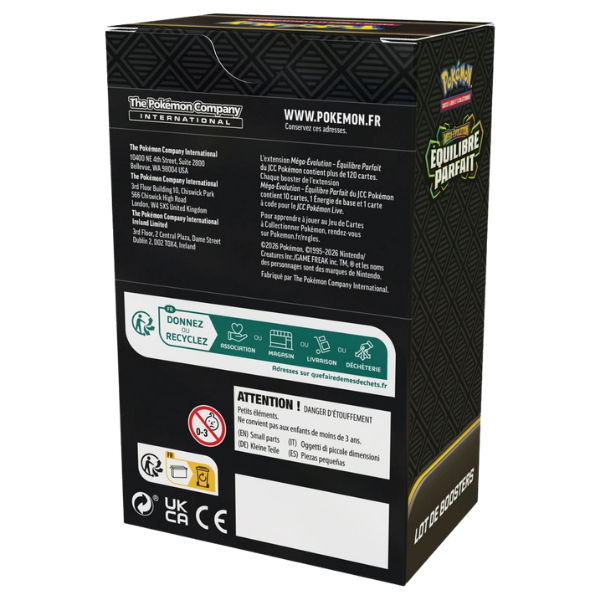 Pokémon - Bundle 6 boosters - Méga-Évolution – Équilibre Parfait (FR)