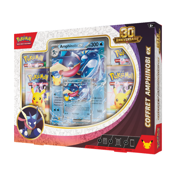 Pokémon – Coffret 30e anniversaire : Amphinobi EX (FR)