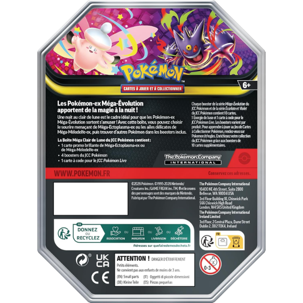 Pokémon – Coffret Méga Clair de Lune – Méga-Mélodelfe-ex