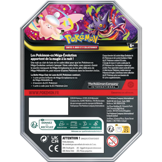 Pokémon – Coffret Méga Clair de Lune – Méga-Mélodelfe-ex