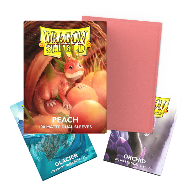 100 protège-cartes standard Dual Mat - Dragon Shield