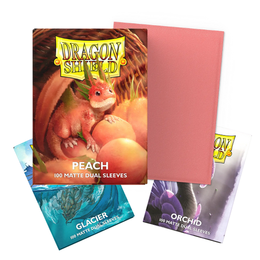 100 protège-cartes standard Dual Mat - Dragon Shield