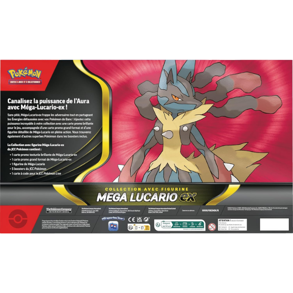 Pokémon – Collection avec Figurine Méga-Lucario-ex (FR)