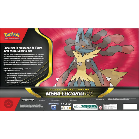 Pokémon – Collection avec Figurine Méga-Lucario-ex (FR)