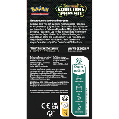 Pokémon - Demi Display 18 Boosters ME03 Equilibre Parfait (FR)