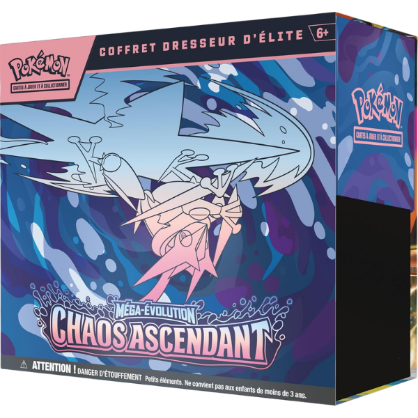 Pokémon - Coffret Dresseur d’élite Méga-Évolution – Chaos Ascendant (FR)