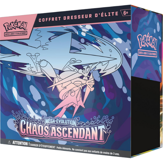 Pokémon - Coffret Dresseur d’élite Méga-Évolution – Chaos Ascendant (FR)