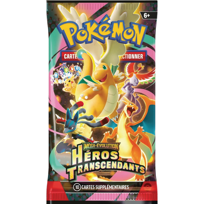 Pokémon - Bundle 6 boosters - Méga-Évolution – Héros Transcendants (FR)