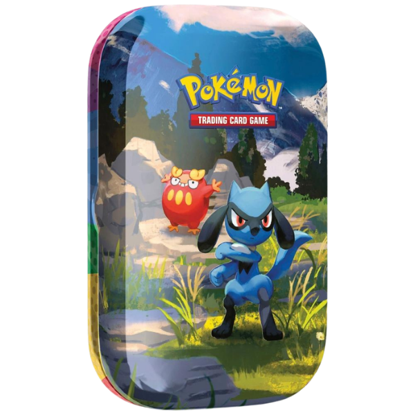 Pokémon - Mini Tin Méga-Évolution – Héros Transcendants : Riolu et Darumarond (FR)