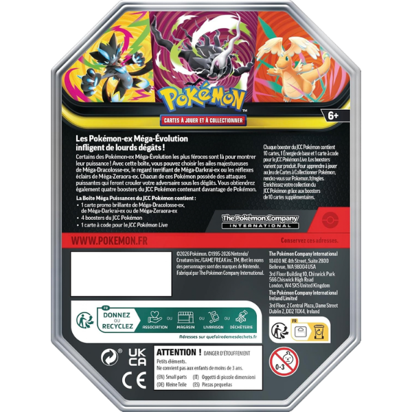 Pokémon – Coffret Méga-Zeraora Ex (FR)