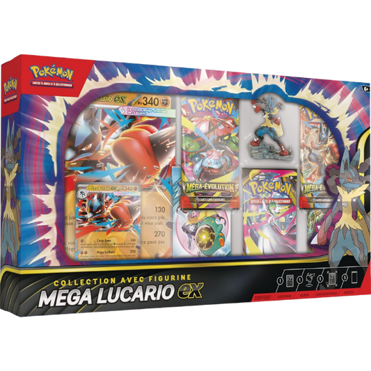 Pokémon – Collection avec Figurine Méga-Lucario-ex (FR)