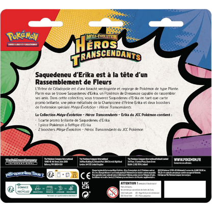 Pokémon - Duopack Méga-Évolution – Héros Transcendants : Saquedeneu d'Erika (FR)