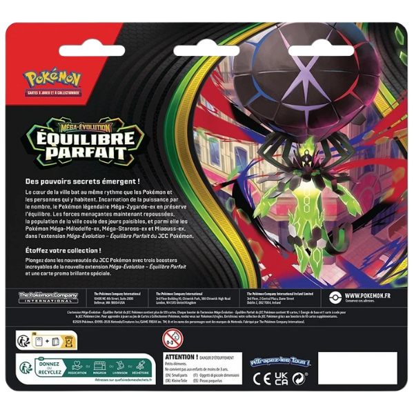 Pokemon - Tripack Méga-Évolution – Equilibre parfait : Germignon (FR)