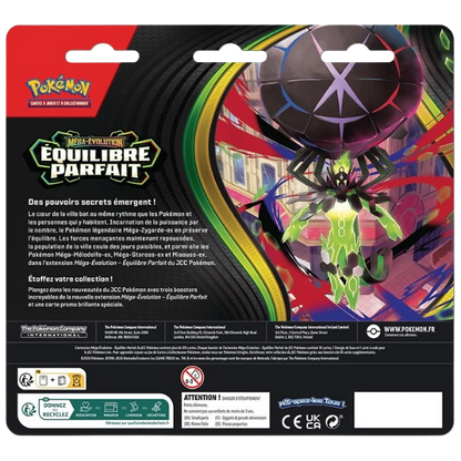 Pokemon - Tripack Méga-Évolution – Equilibre parfait : Germignon (FR)