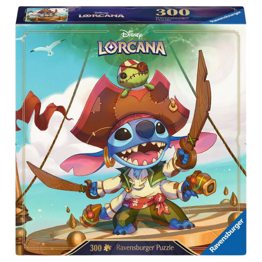 Puzzle Disney Lorcana 300 pièces - Stitch - Boucanier alien