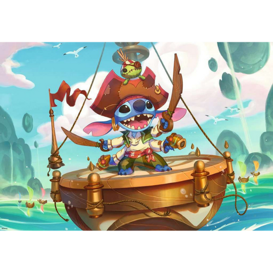 Puzzle Disney Lorcana 300 pièces - Stitch - Boucanier alien
