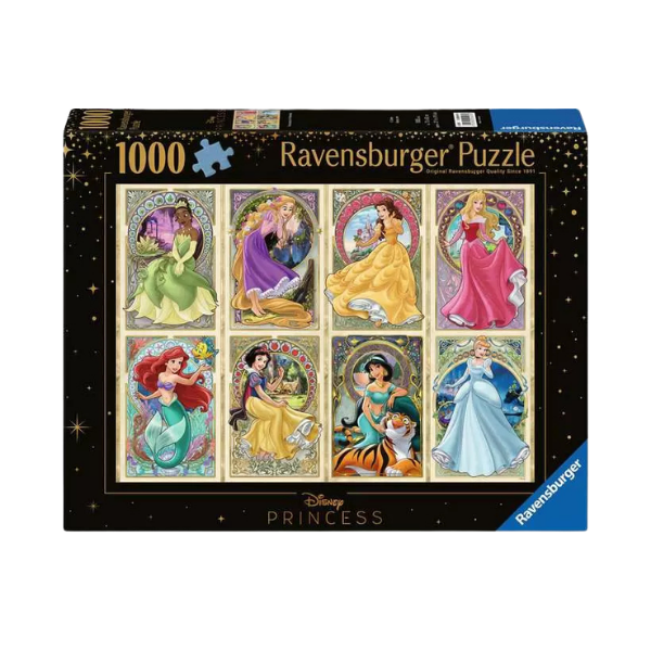 Puzzle Disney Princesses Art Nouveau 1000 pièces