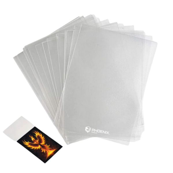 100 protège-cartes transparents souples 66×92 mm - Phoenix Shield