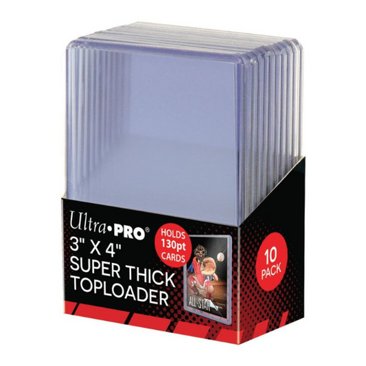 Ultra Pro - 3x4 Super Thick 130PT Toploader Lot de 10